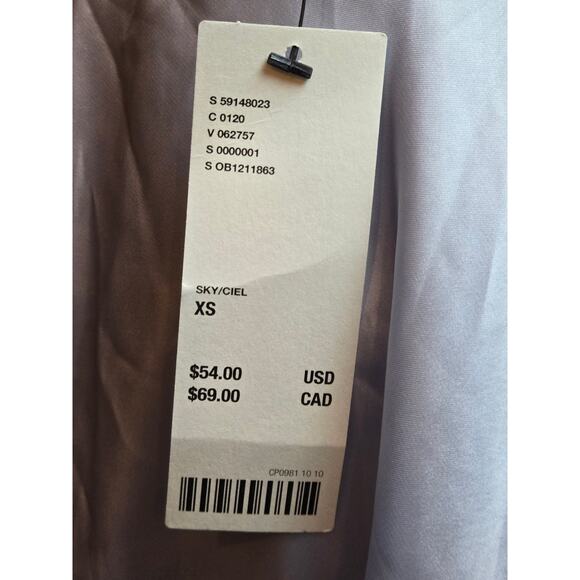 NWT Urban Outfitters Romantic Wrap Skirt, Sky Blue, Size XS - Picture 6 of 6